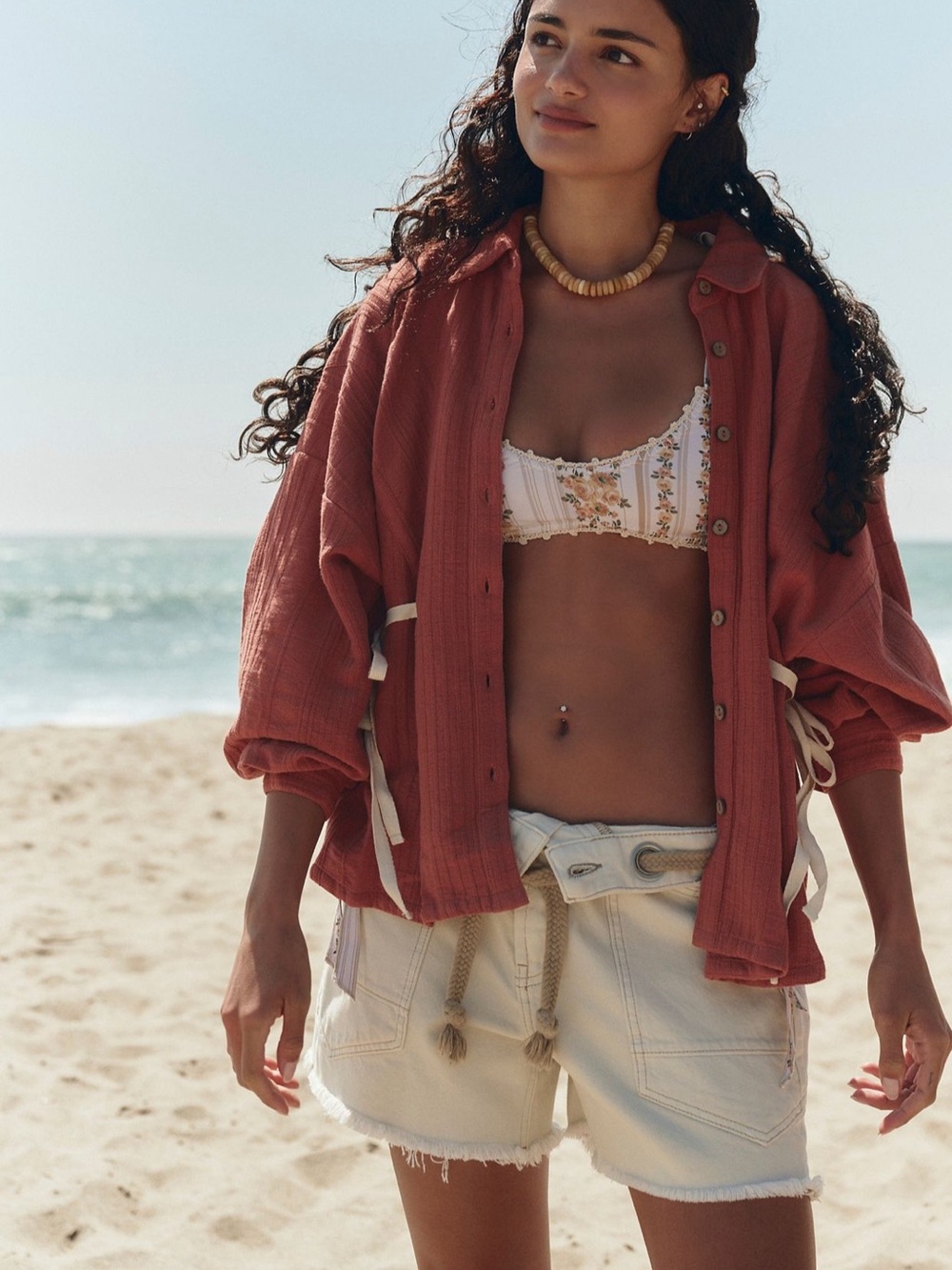 Free People Free-est Ansley Shirt M